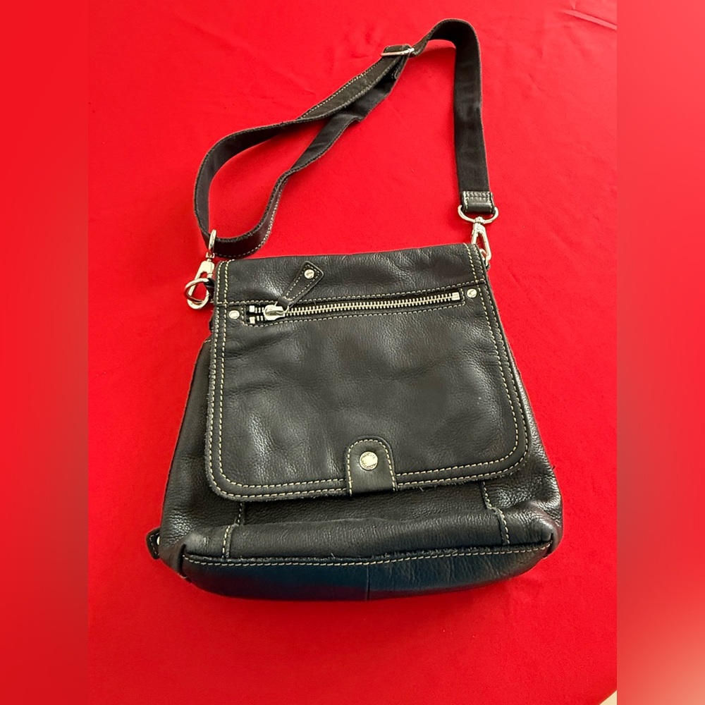 Fossil Black Leather Vintage Bag
